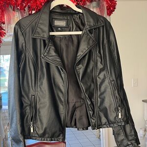 Jou Jou Black Leather Jacket